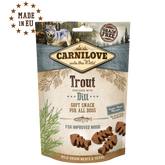 Carnilove Snack Truite semi-humide enrichie à l'aneth 200 G